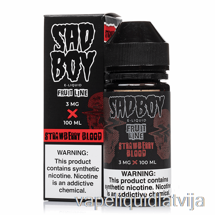 Zemeņu Asinis - Sadboy - 100ml 3mg Vape šķidrums